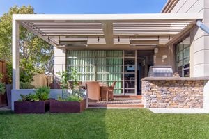 Attached Metal Patio Cover
Pergola and Patio Cover
Studio H Landscape Architecture
Newport Beach, CA