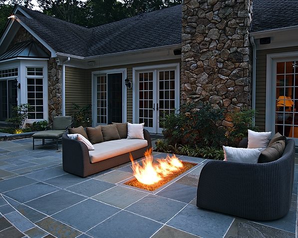 Backyard Gas Fire Feature, Fire Trough
Fire Pit
Beechwood Landscape Architecture & Construction
Southampton, NJ