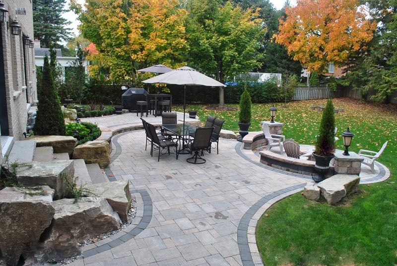Backyard Paver Patio, Backyard Boulders
Backyard Landscaping
OGS Landscape Services
Whitby, ON