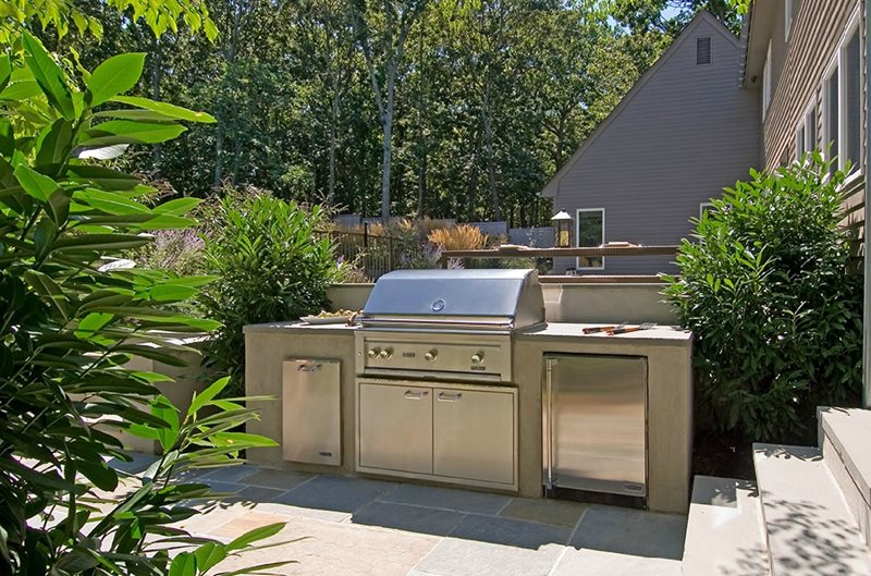 Backyard Small Outdoor Kitchen
Backyard Landscaping
Barry Block Landscape Design & Contracting
East Moriches, NY