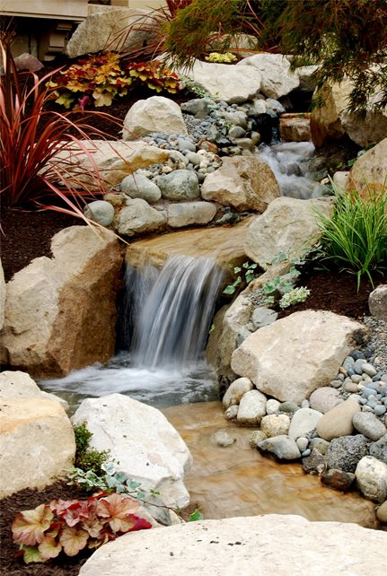 Backyard Waterfall
Pond and Waterfall
Oasis Outdoor Environments
Woodinville, WA