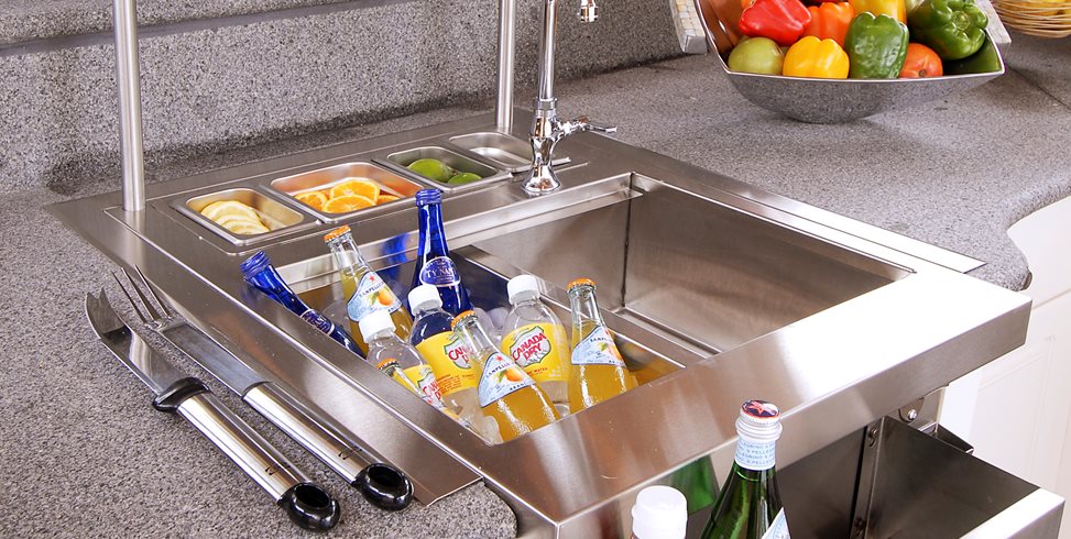 outdoor beverage center