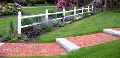 Brick Walkway Design
Walkway and Path
Nature's Palette Landscape Designs
Duxbury, MA