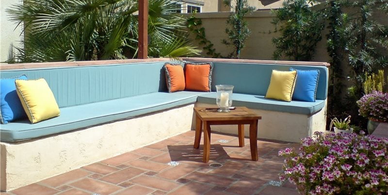 Built In Backyard Fireplace Bench
Studio H Landscape Architecture
Newport Beach, CA