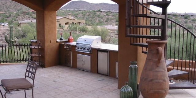 Built In Grill, Covered, Stucco
Outdoor Kitchen
JSL Landscape LLC
Sedona, AZ