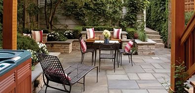 Wide Landscape Walkway