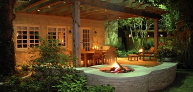 Circle, Fire Feature, Wall, Concrete
Mediterranean Landscaping
Bonick Landscaping
Dallas, TX