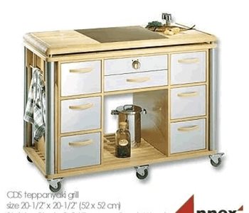 teppanyaki grill cart