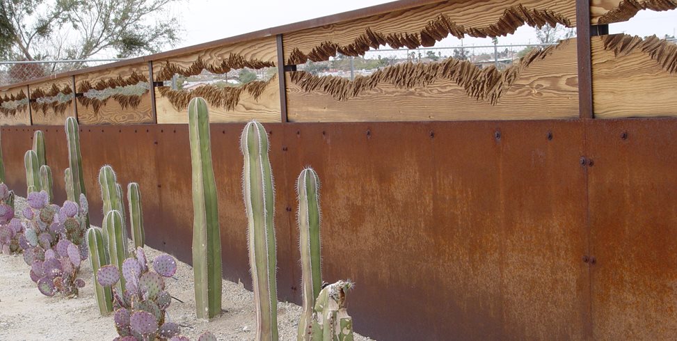 Corten Fence, Steel Fence
Maureen Gilmer
Morongo Valley, CA