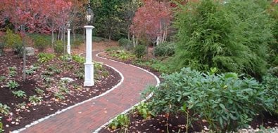 Curved Brick Path