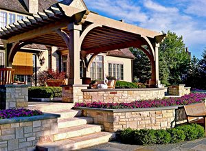Custom, Wood, Pergola
Pergola and Patio Cover
Romani Landscape Architecture
Glencoe, IL