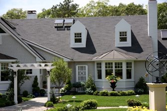 pathway, containers and arbor work