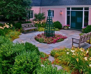 English Circular Patio Garden
Swimming Pool
Liquidscapes
Pittstown, NJ