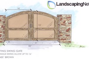 Entry Gate Drawing
Outdoor Kitchen
Landscaping Network
Calimesa, CA