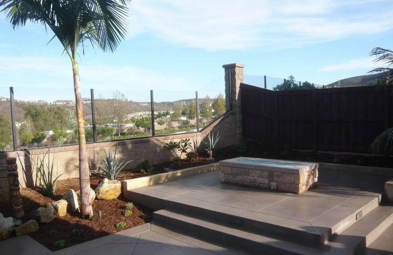 Fire Trough, Concrete, Decorative Joints
Fire Pit
Quality Living Landscape
San Marcos, CA