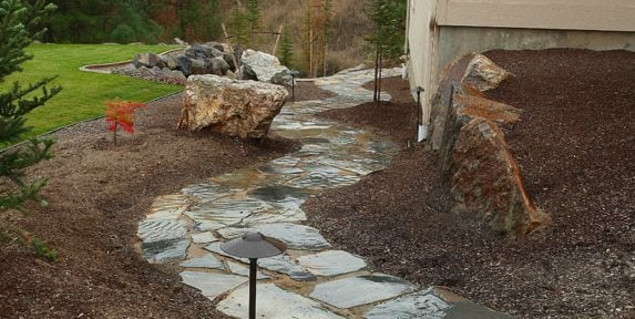 Flagstone Path, Path Lights
Walkway and Path
Copper Creek Landscaping, Inc.
Mead, WA