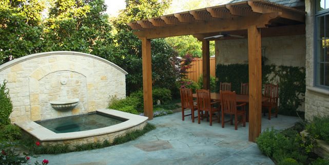 Fountain, Textured Concrete
Pond and Waterfall
Bonick Landscaping
Dallas, TX