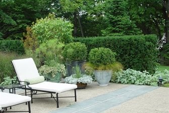 French, Patio, Lounges, Containers, Hedge