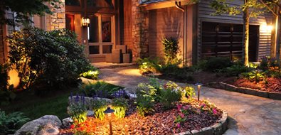 Front Entry Lighting
Mediterranean Landscaping
Greenleaf Services Inc.
Linville, NC
