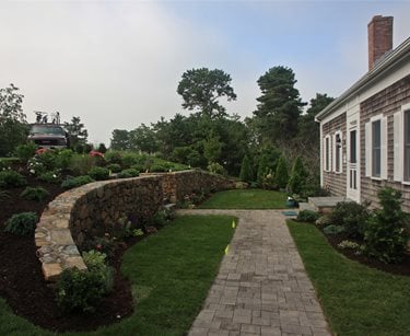 Front Retaining Wall
Pergola and Patio Cover
Elaine M. Johnson Landscape Design
Centerville, MA