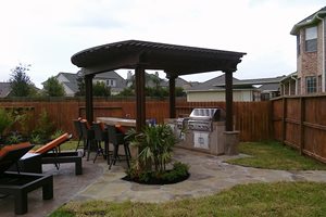Grill, Pergola, Backyard, Barstools
RockFrog Backyard Escapes
Katy, TX