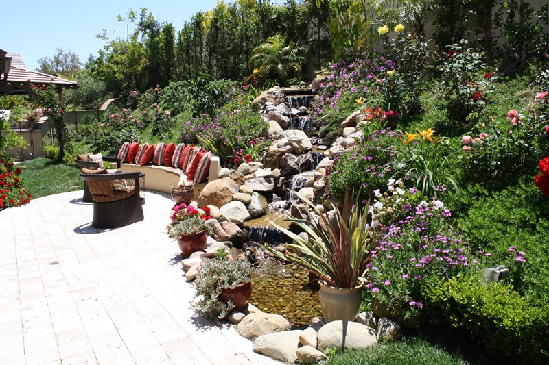 Hillside Waterfall, Backyard Waterfall, Stone Waterfall
Pond and Waterfall
The Green Scene
Chatsworth, CA