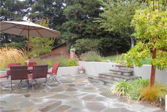 flagstone patio
