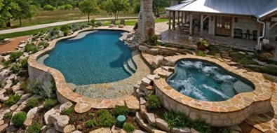 Wide Landscape Walkway