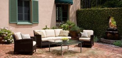 Large Brick Patio, Aged Brick
Mediterranean Landscaping
Grace Design Associates
Santa Barbara, CA