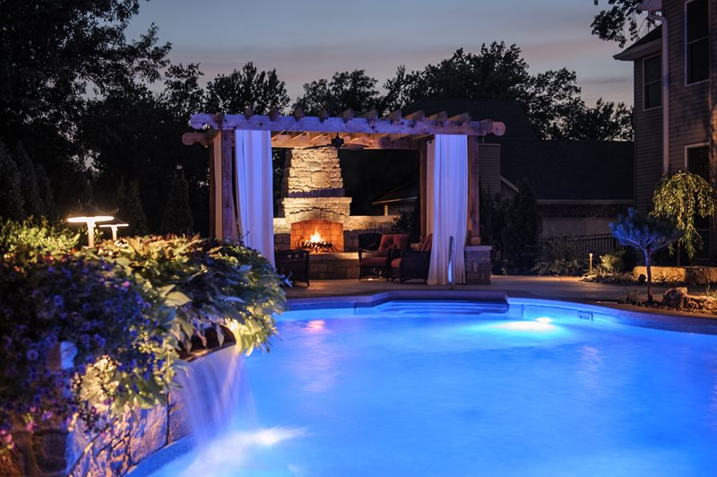 Masonry Fireplace, Pergola Curtains
Lighting
Artistic Group Inc.
St. Louis, MO