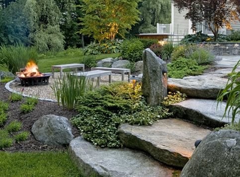 Natural Backyard, Rustic Backyard
Backyard Landscaping
Charles C Hugo Landscape Design
South Berwick, ME