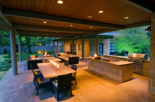 Outdoor Kitchen, Concrete, Night
Lighting
Bonick Landscaping
Dallas, TX