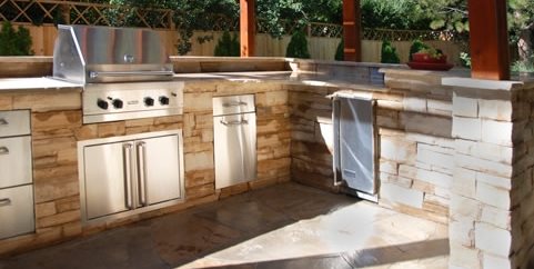 Outdoor Kitchen Stone Veneer
Swimming Pool
Arcadia Design Group
Centennial, CO