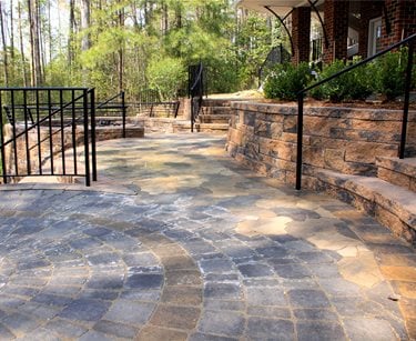 Pavers, Paving Stones, Retaining Wall