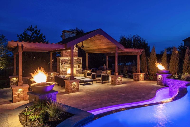 Pergola Lighting, Luxury Backyard
Lighting
McKay Landscape Lighting
Omaha, NE