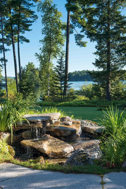 Pondless, Stone Water Features
Pond and Waterfall
Pellettieri Associates
Warner, NH