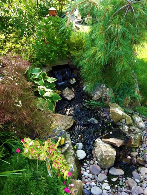 Pondless Waterfall, Front Yard Waterfall
Pond and Waterfall
Design & Build Landscape
Massapequa, NY
