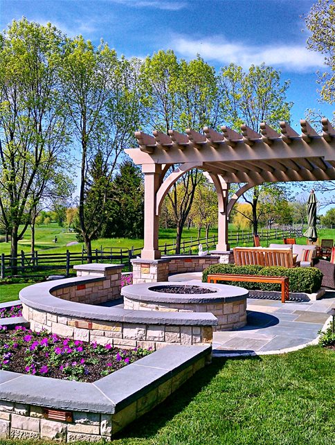 Round, Fire Pit, Masonry, Stone, Gas
Fire Pit
Romani Landscape Architecture
Glencoe, IL