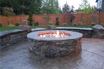 gas fire pit