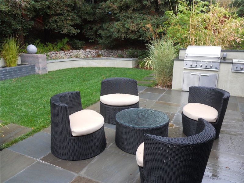 Slate Patio, Patio Furniture
Patio
Huettl Landscape Architecture
Walnut Creek, CA