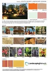 Landscape Design Sheet
South Pacific Landscape
