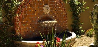 southwestern wall fountain