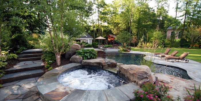 Spa Stone Coping, Dark Bottom Spa
Cipriano Landscape Design
Mahwah, NJ