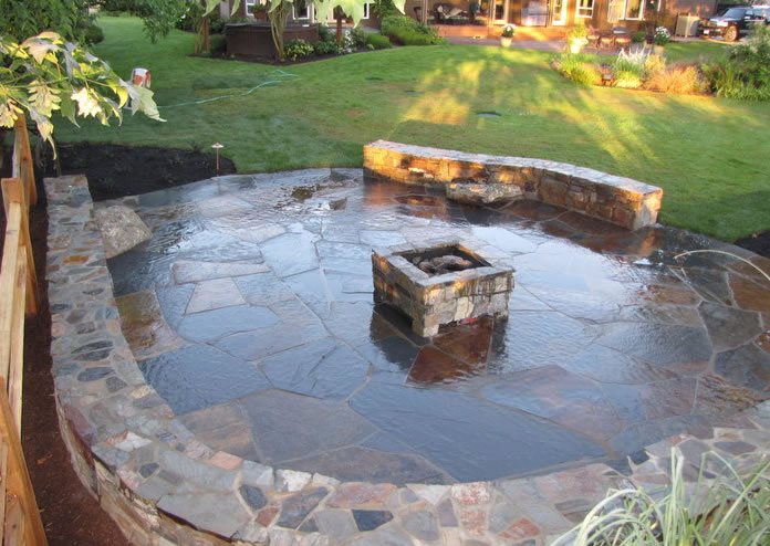 Square Fire Pit, Stone Fire Pit, Stone Seat Walls
Fire Pit
Woody's Custom Landscaping Inc
Battle Ground, WA