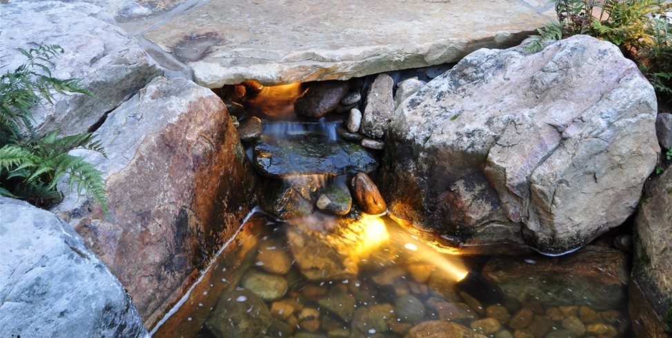 Stone, Bridge, Waterfall
Pond and Waterfall
Greenleaf Services Inc.
Linville, NC