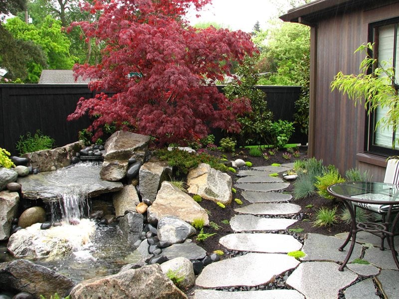 Stone Waterfall, Boulder Waterfall, Front Yard Waterfall
Pond and Waterfall
Stock & Hill Landscapes, Inc
Lake Stevens, WA