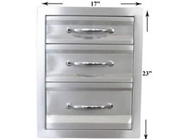 Sun 17-inch Premium Triple Access Drawer