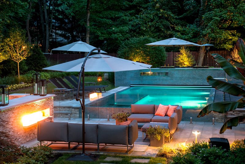 Swimming Pool Lights, Pool Tile Wall
Lighting
Cipriano Landscape Design
Mahwah, NJ