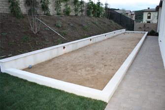 bocce ball court