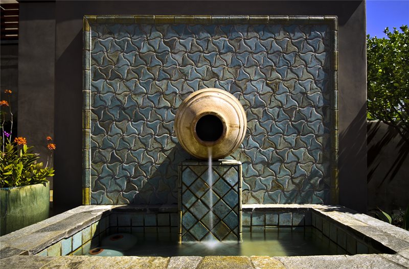 Urn, Fountain, Blue, Tile, Square, Basin
Fountain
Landscaping Network
Calimesa, CA